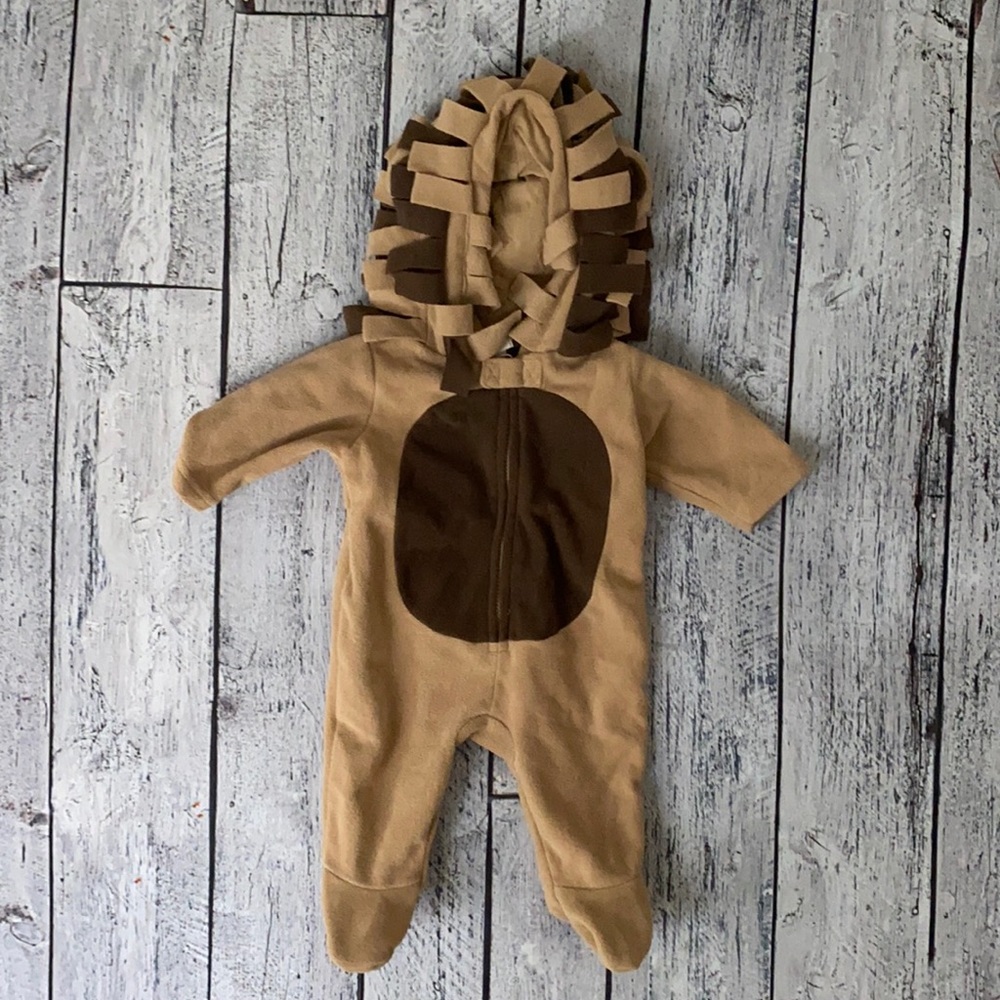 Lion costume used as “beast” from beauty and the beast